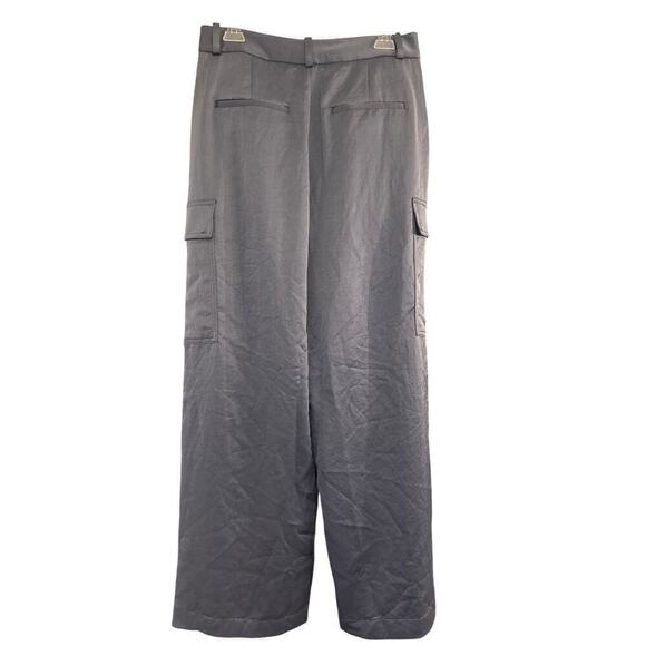 Madewell High-Rise Straight Cargo Trousers in Satin Size 6 - Picture 5 of 7